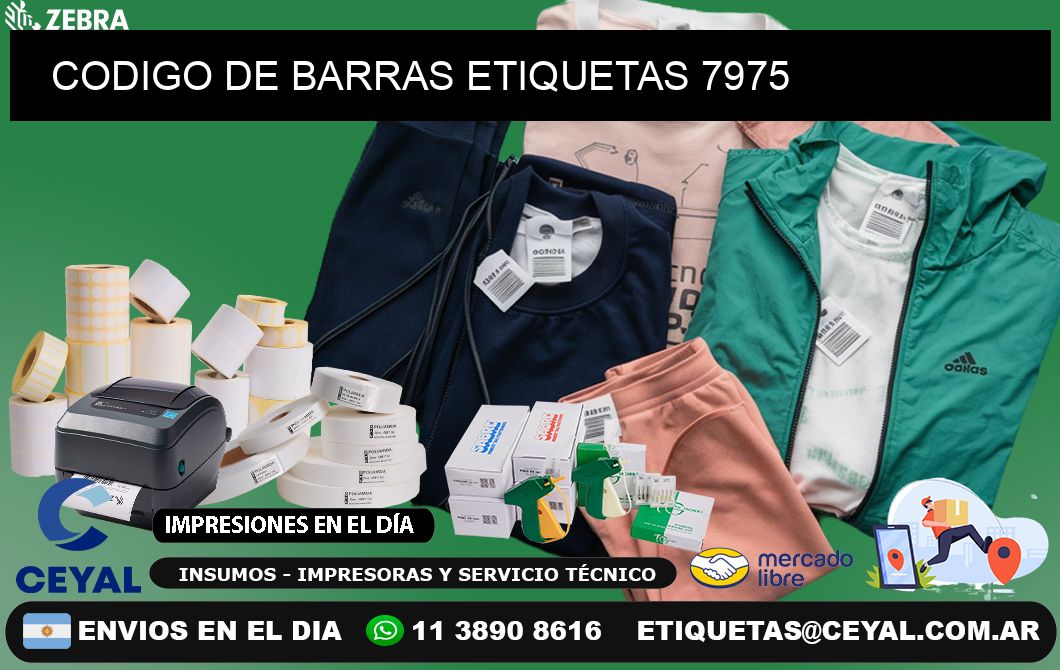 CODIGO DE BARRAS ETIQUETAS 7975