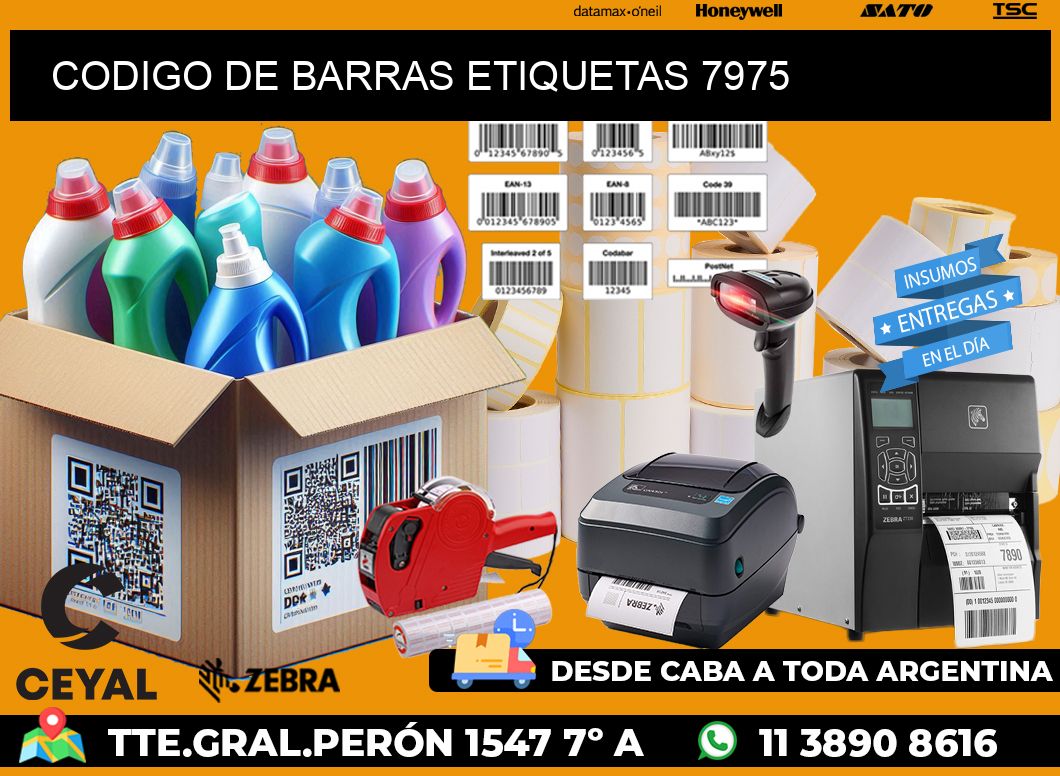 CODIGO DE BARRAS ETIQUETAS 7975