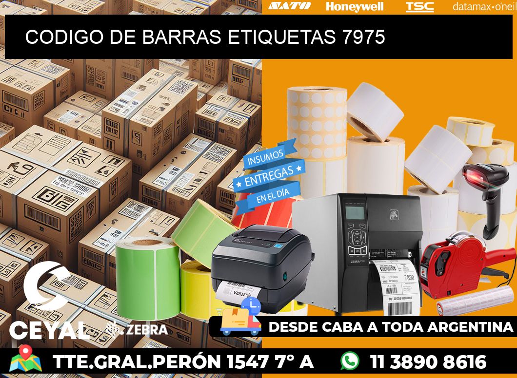CODIGO DE BARRAS ETIQUETAS 7975