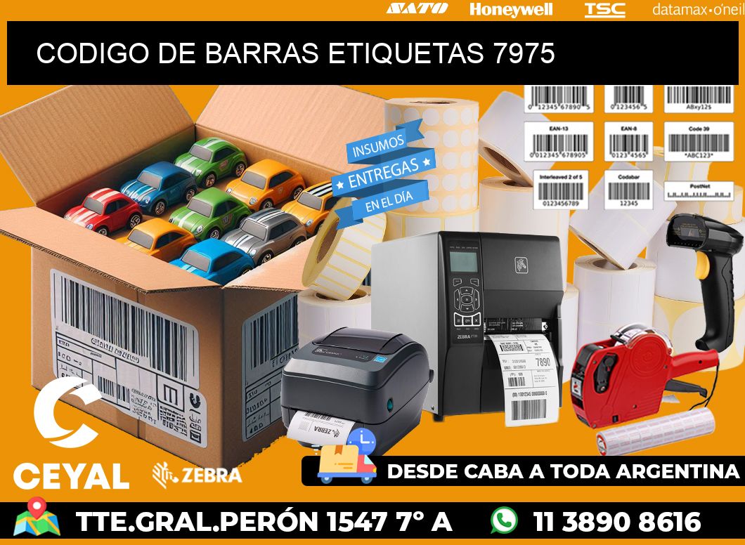 CODIGO DE BARRAS ETIQUETAS 7975