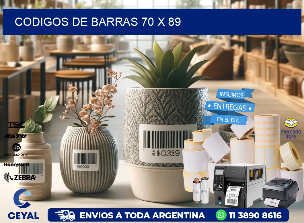CODIGOS DE BARRAS 70 x 89