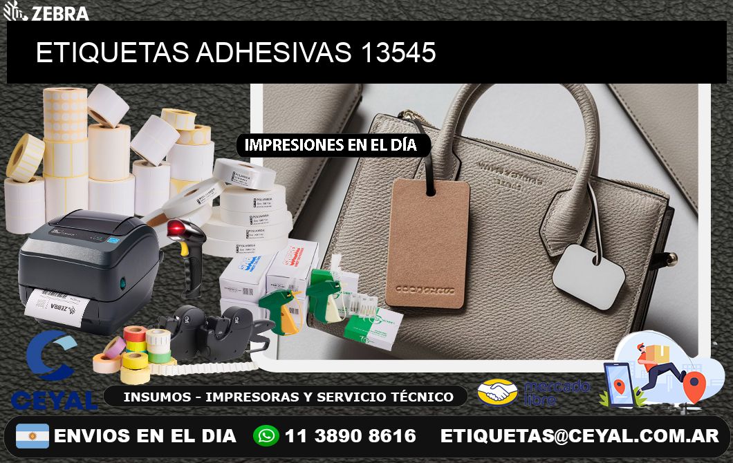 ETIQUETAS ADHESIVAS 13545