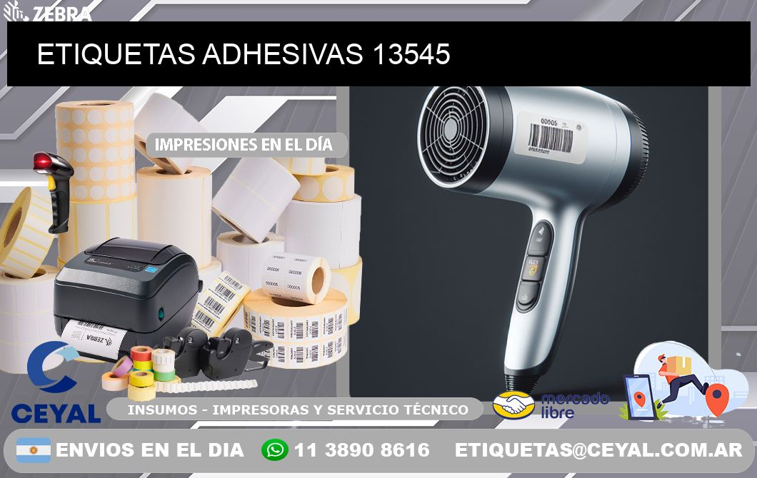 ETIQUETAS ADHESIVAS 13545
