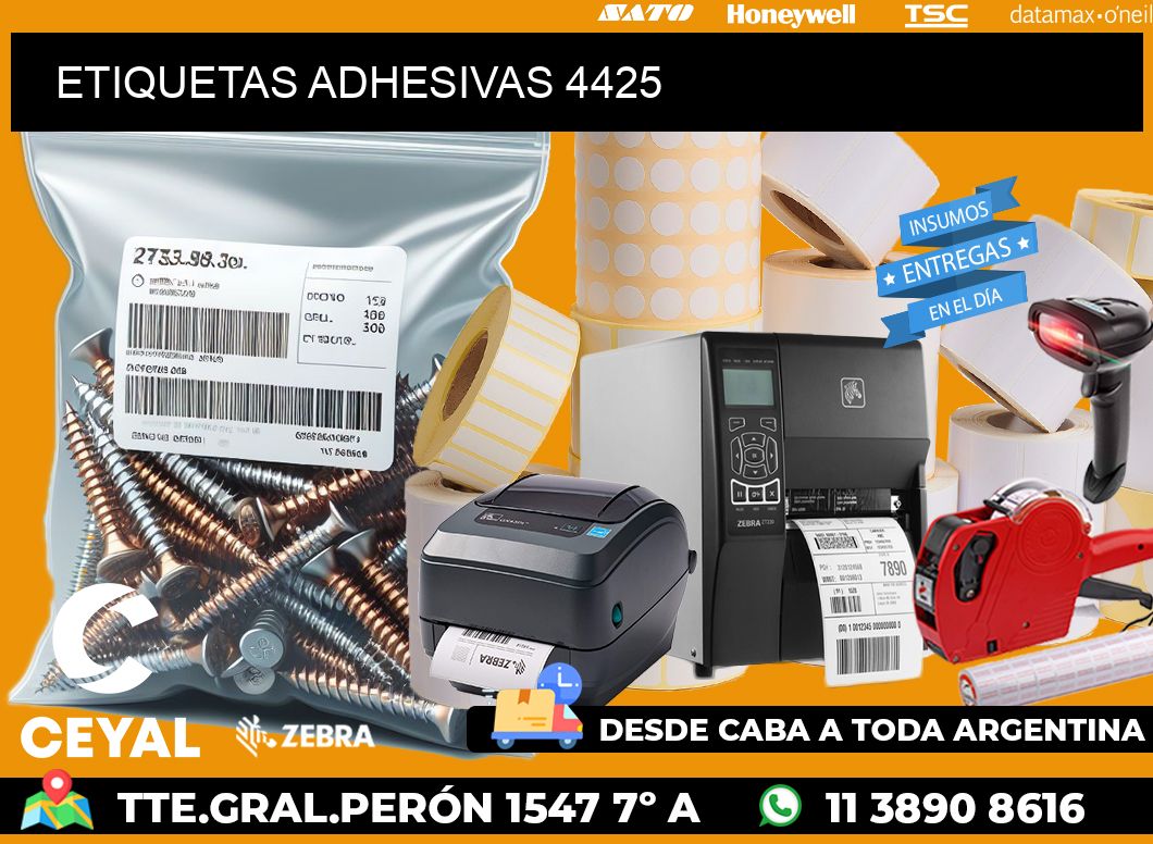 ETIQUETAS ADHESIVAS 4425