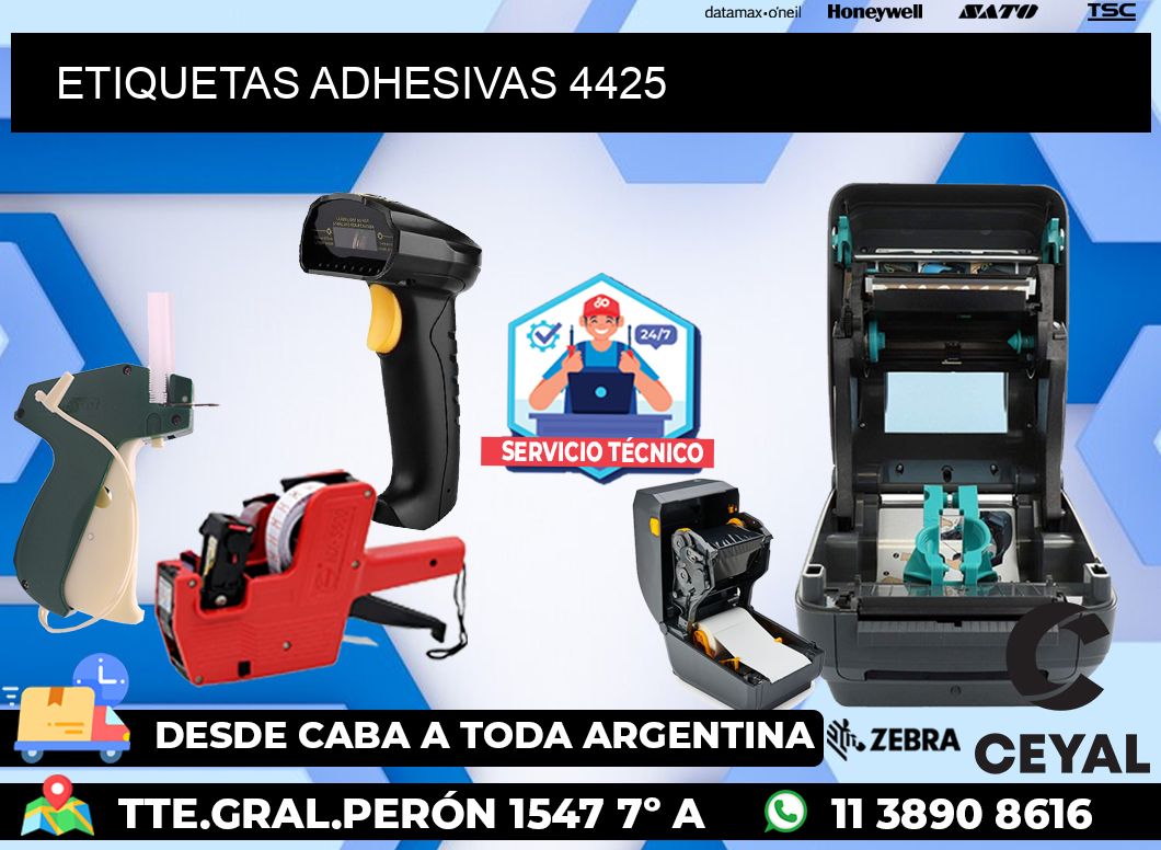 ETIQUETAS ADHESIVAS 4425