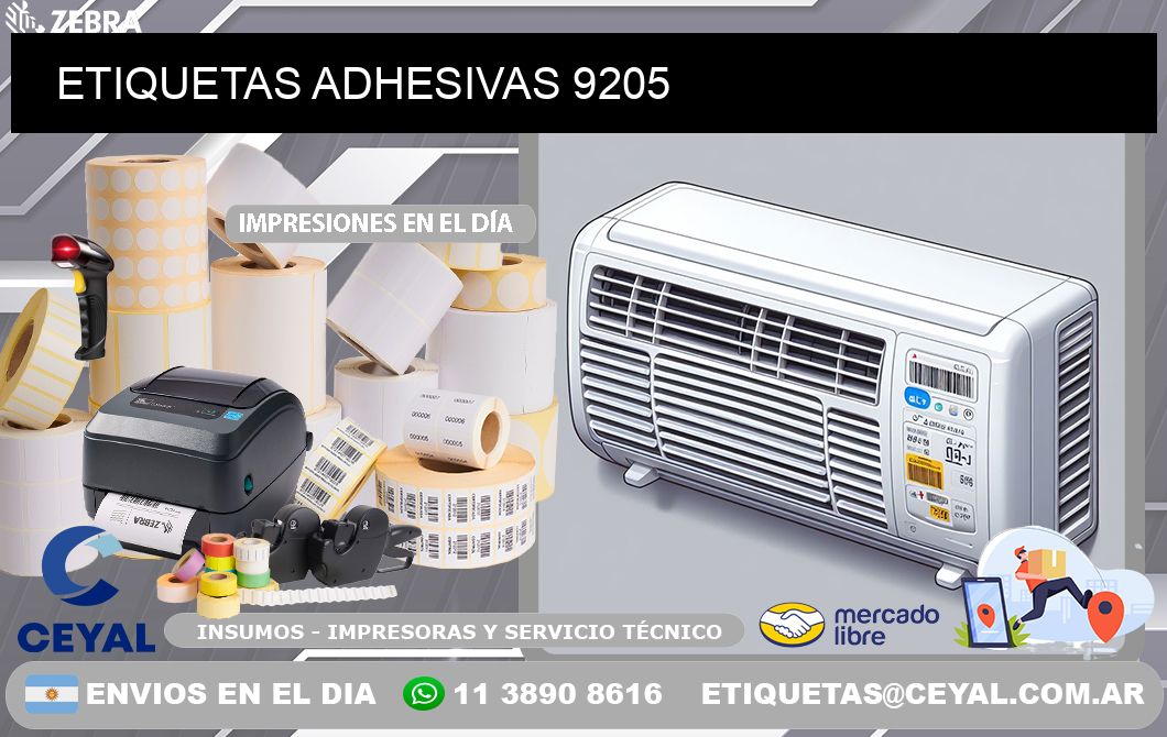 ETIQUETAS ADHESIVAS 9205