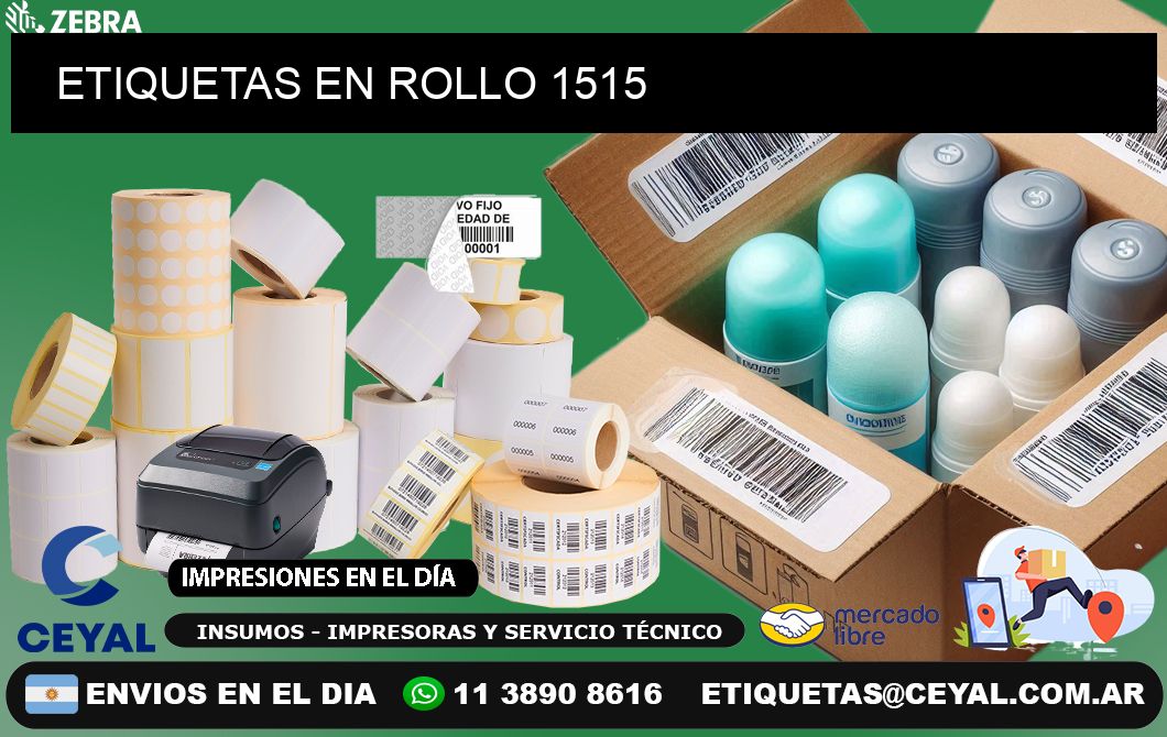 ETIQUETAS EN ROLLO 1515