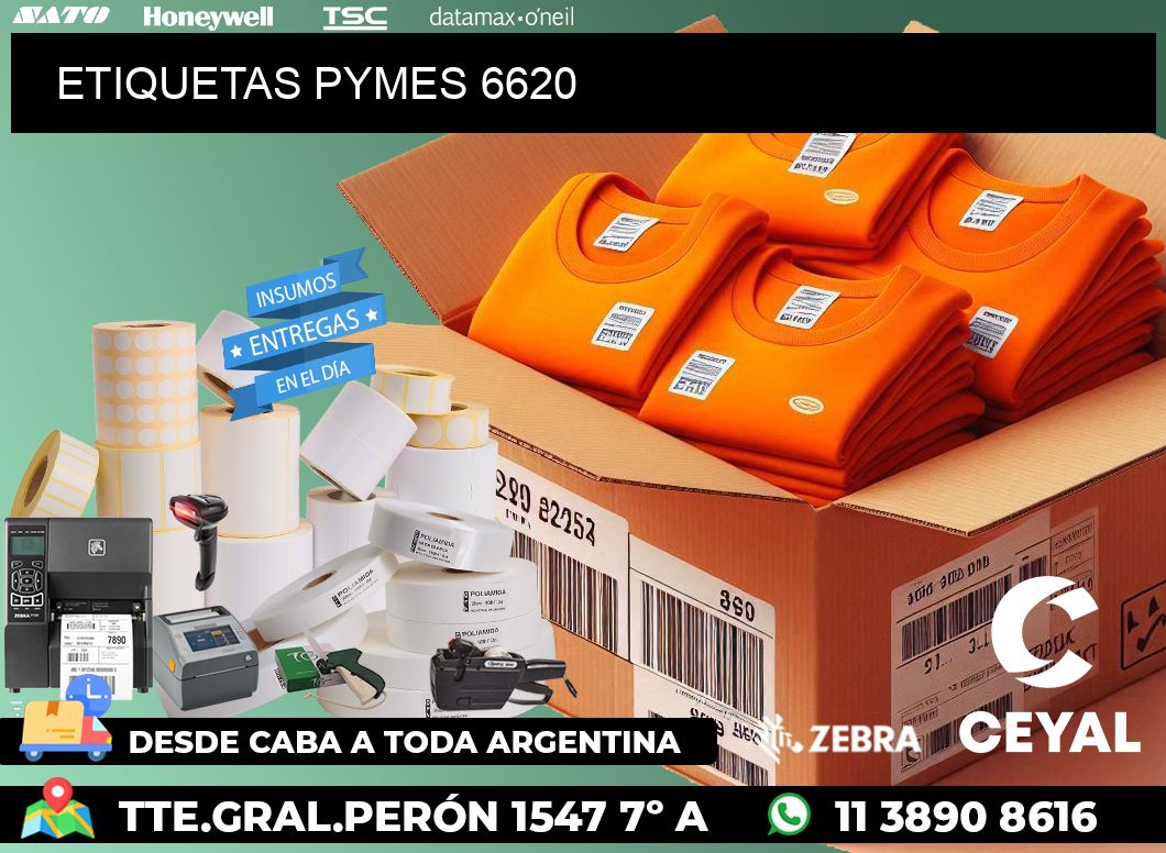 ETIQUETAS PYMES 6620