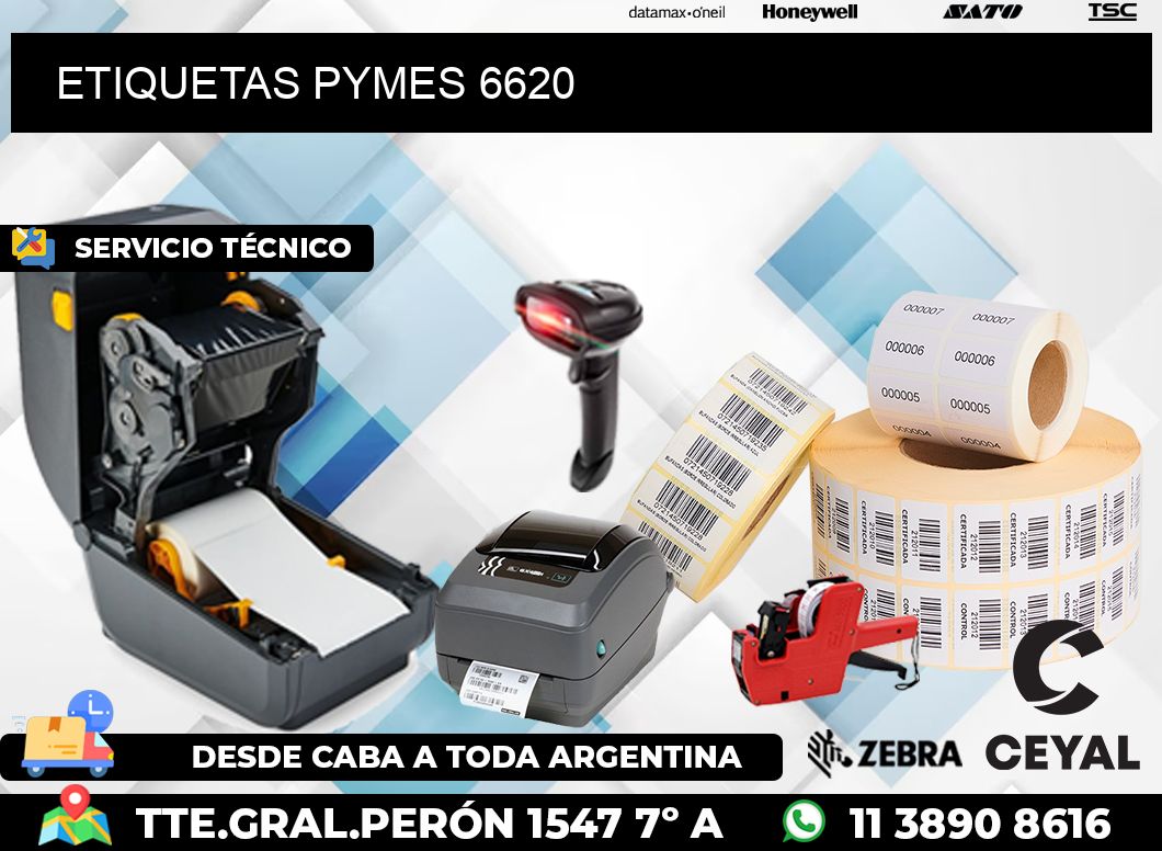 ETIQUETAS PYMES 6620