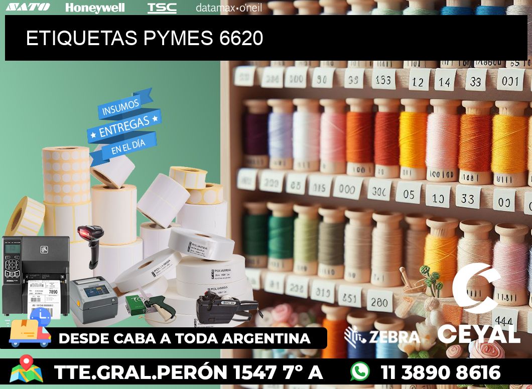 ETIQUETAS PYMES 6620