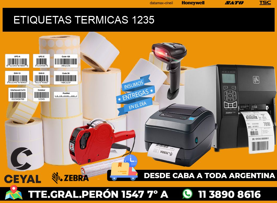 ETIQUETAS TERMICAS 1235