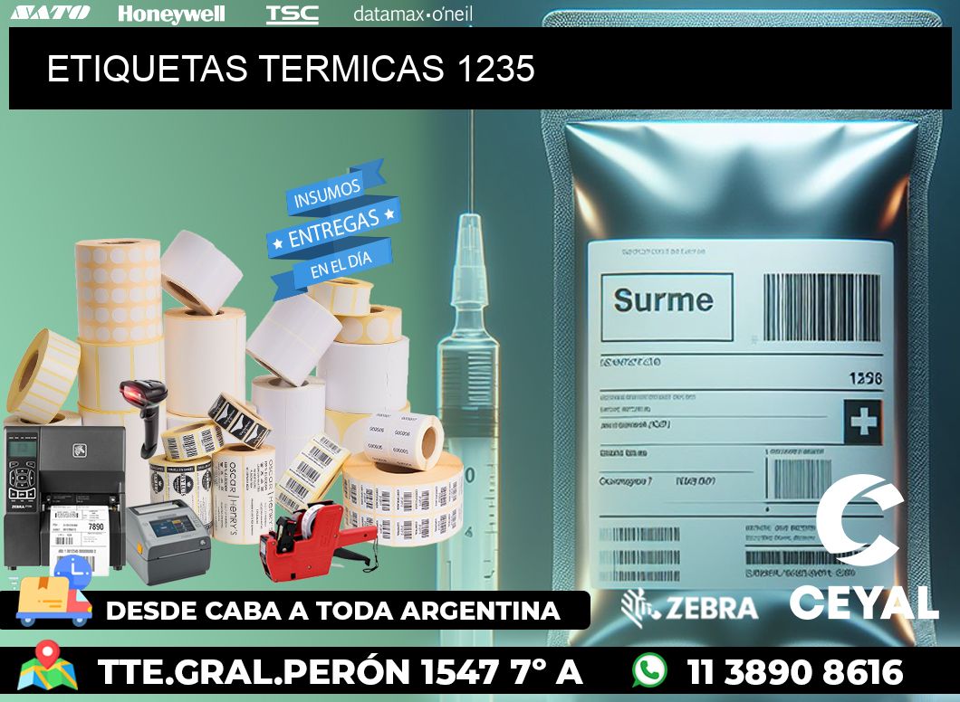 ETIQUETAS TERMICAS 1235