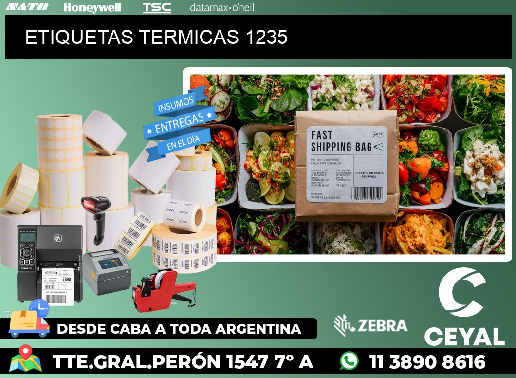 ETIQUETAS TERMICAS 1235