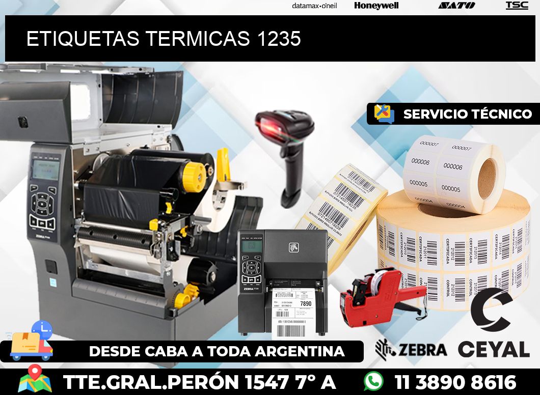 ETIQUETAS TERMICAS 1235