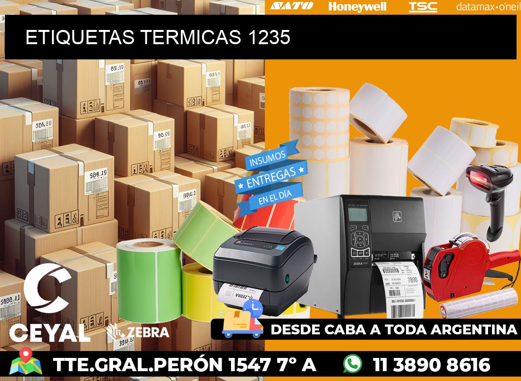 ETIQUETAS TERMICAS 1235