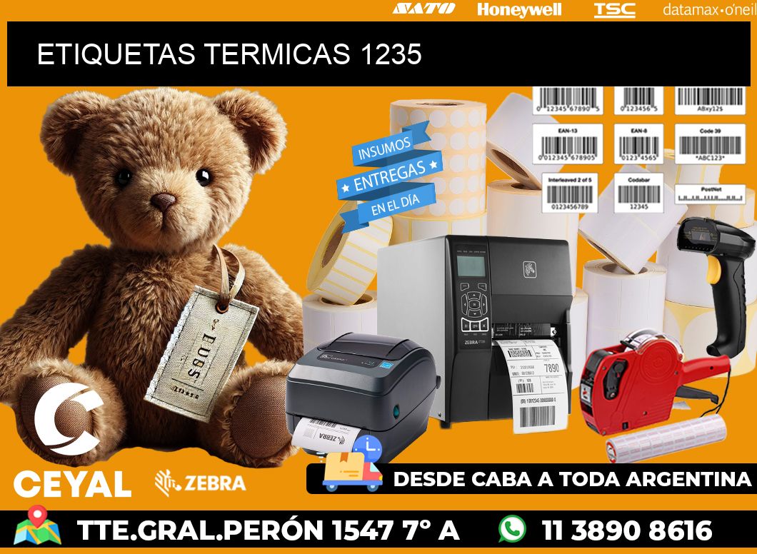 ETIQUETAS TERMICAS 1235