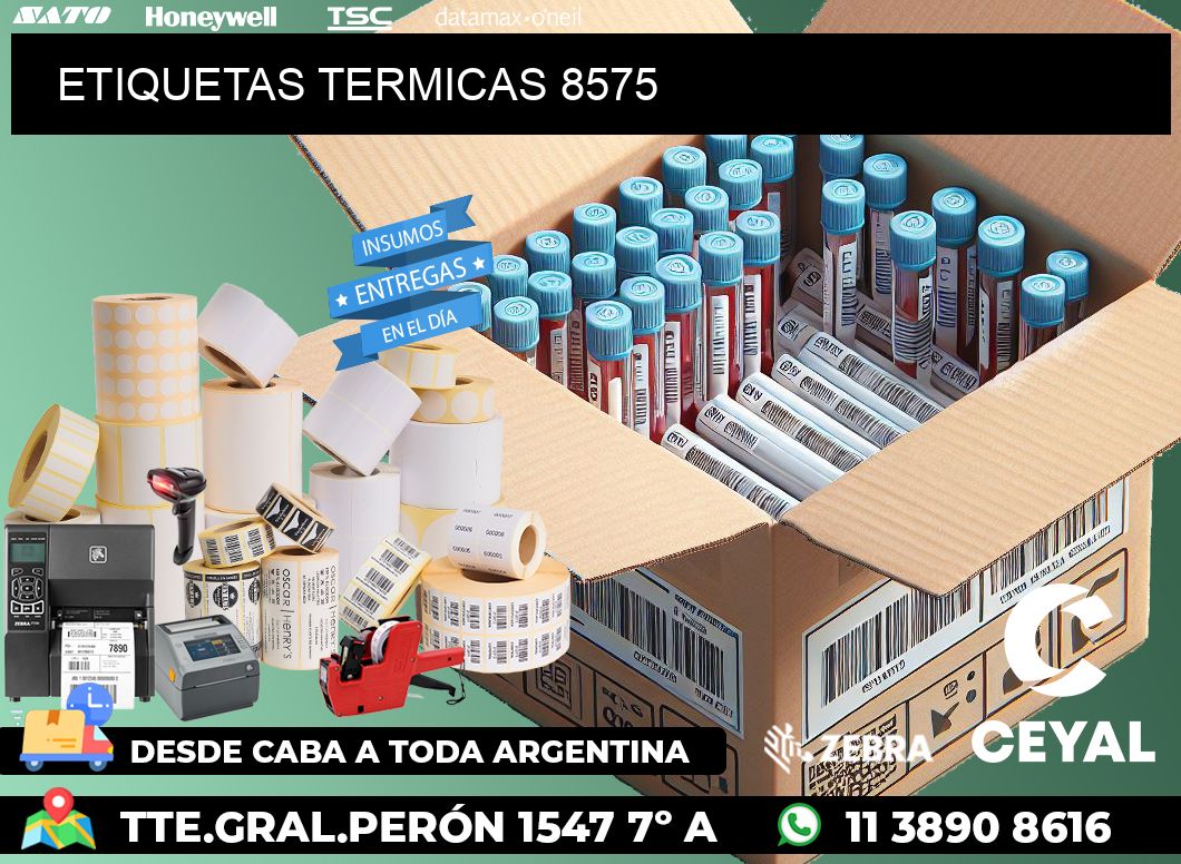 ETIQUETAS TERMICAS 8575