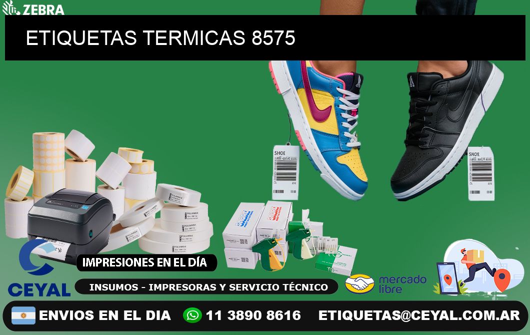 ETIQUETAS TERMICAS 8575