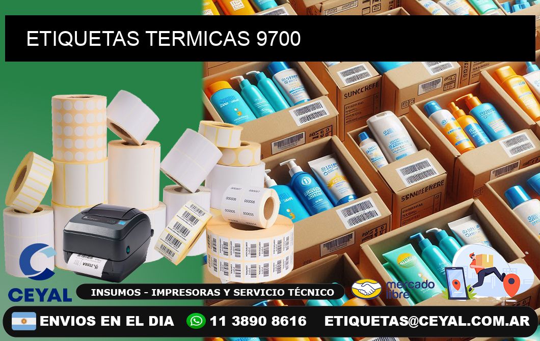 ETIQUETAS TERMICAS 9700