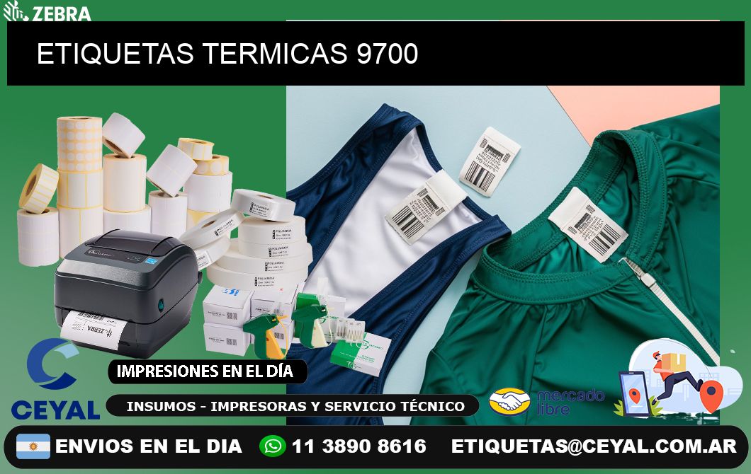 ETIQUETAS TERMICAS 9700
