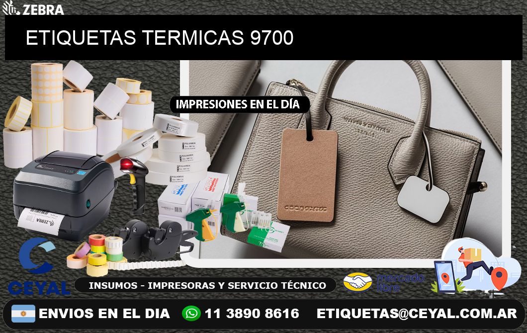 ETIQUETAS TERMICAS 9700