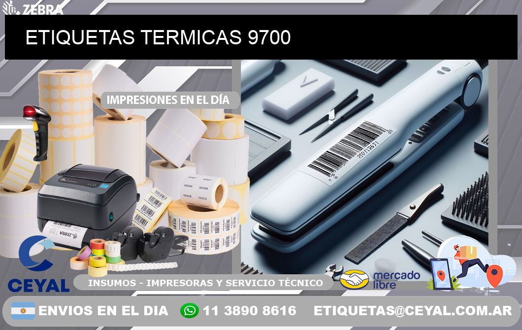 ETIQUETAS TERMICAS 9700