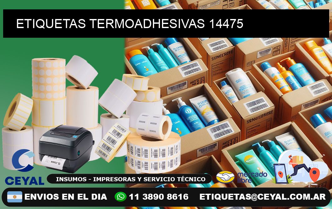 ETIQUETAS TERMOADHESIVAS 14475