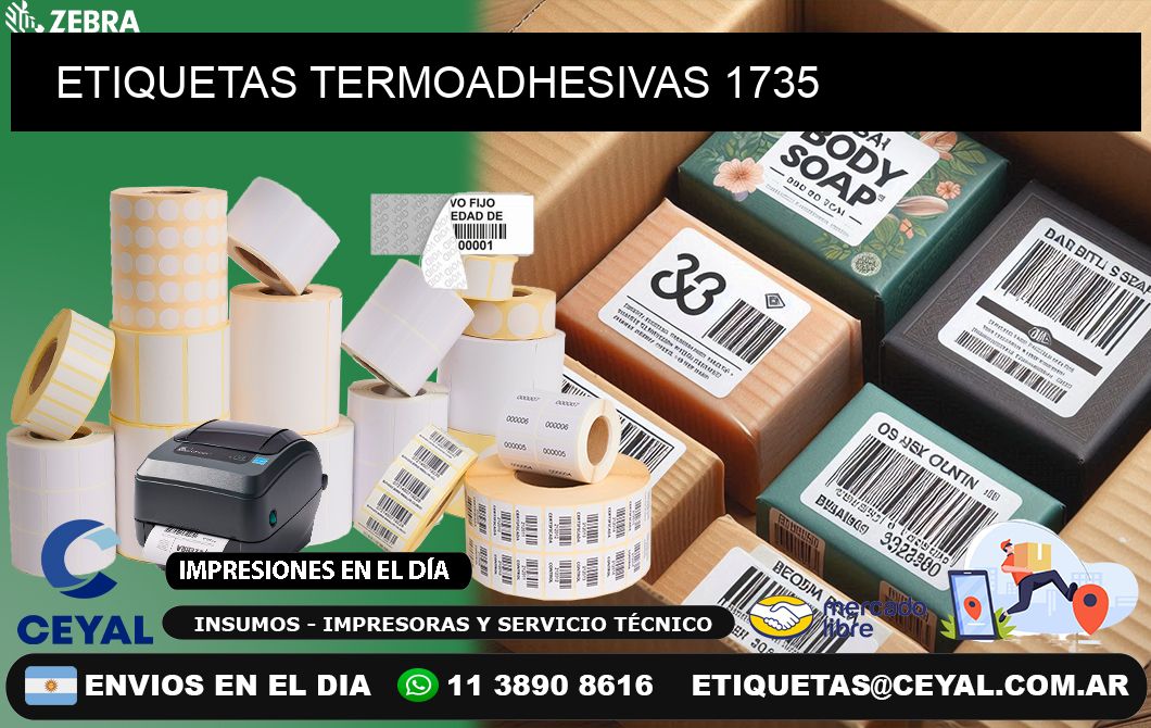 ETIQUETAS TERMOADHESIVAS 1735