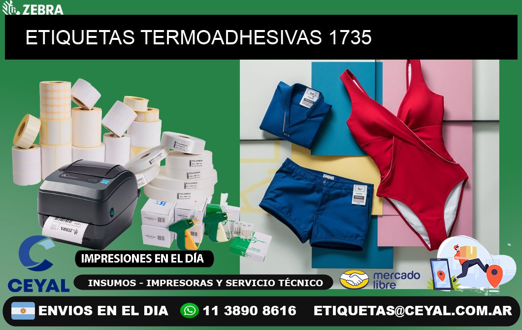 ETIQUETAS TERMOADHESIVAS 1735
