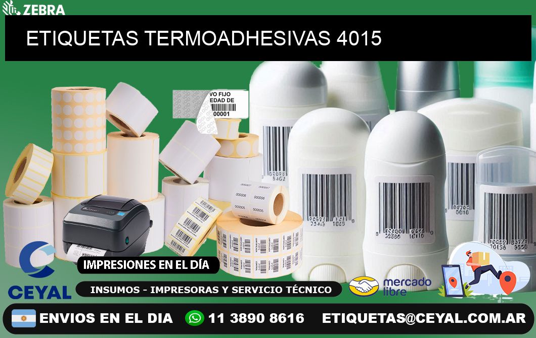 ETIQUETAS TERMOADHESIVAS 4015