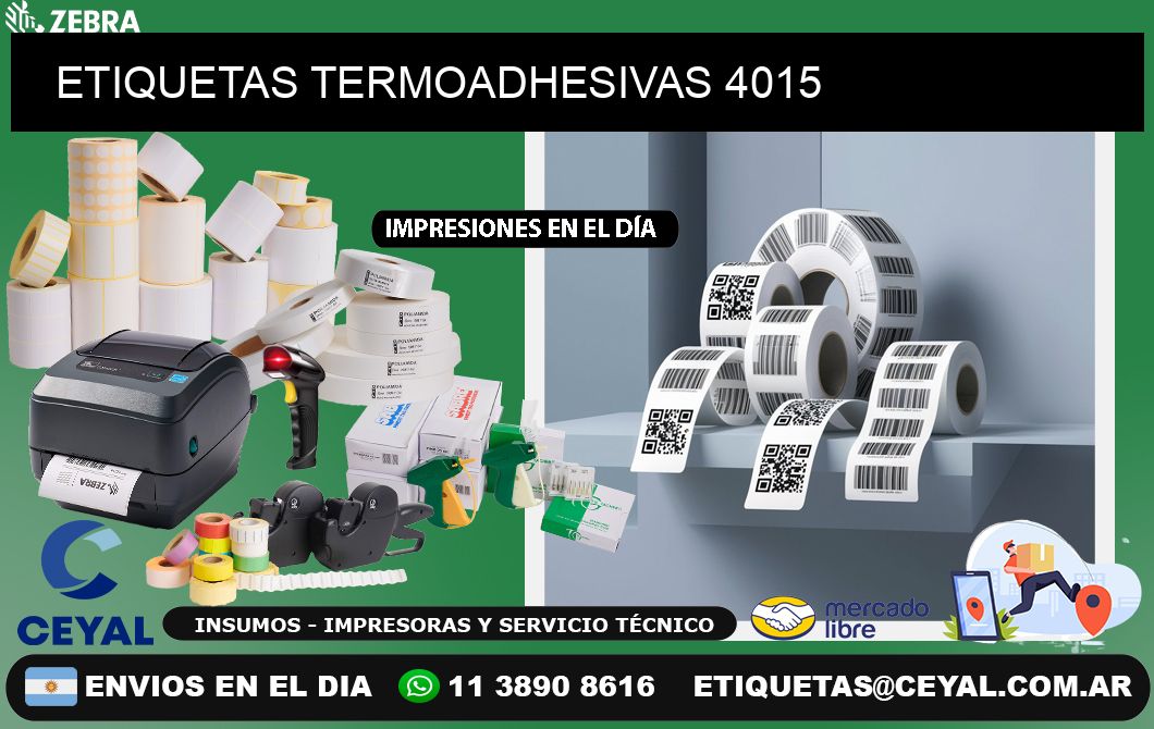 ETIQUETAS TERMOADHESIVAS 4015