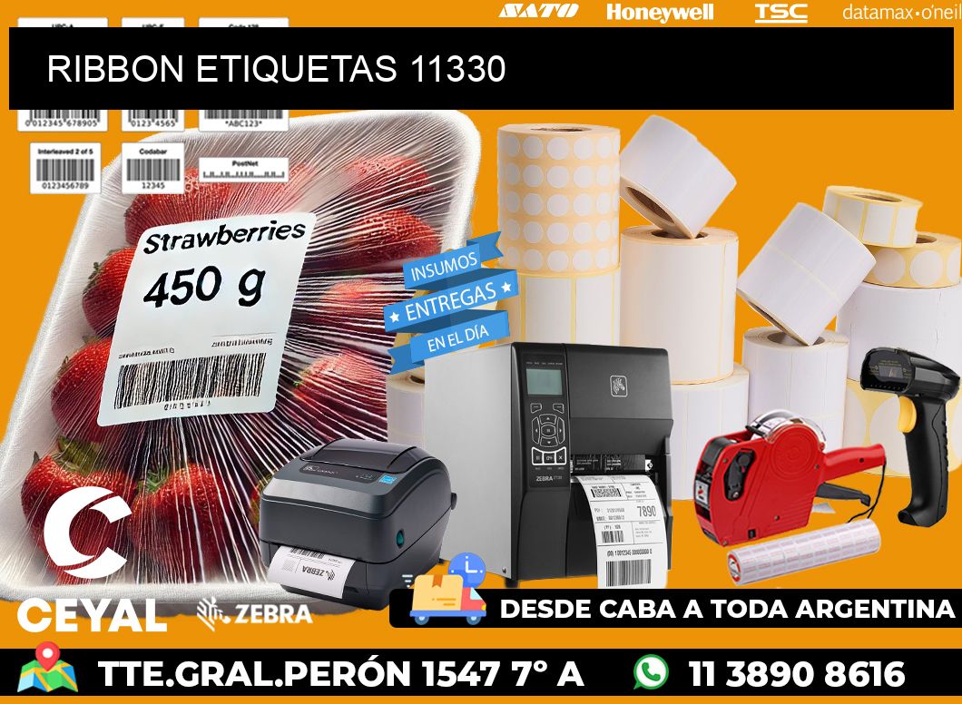 RIBBON ETIQUETAS 11330