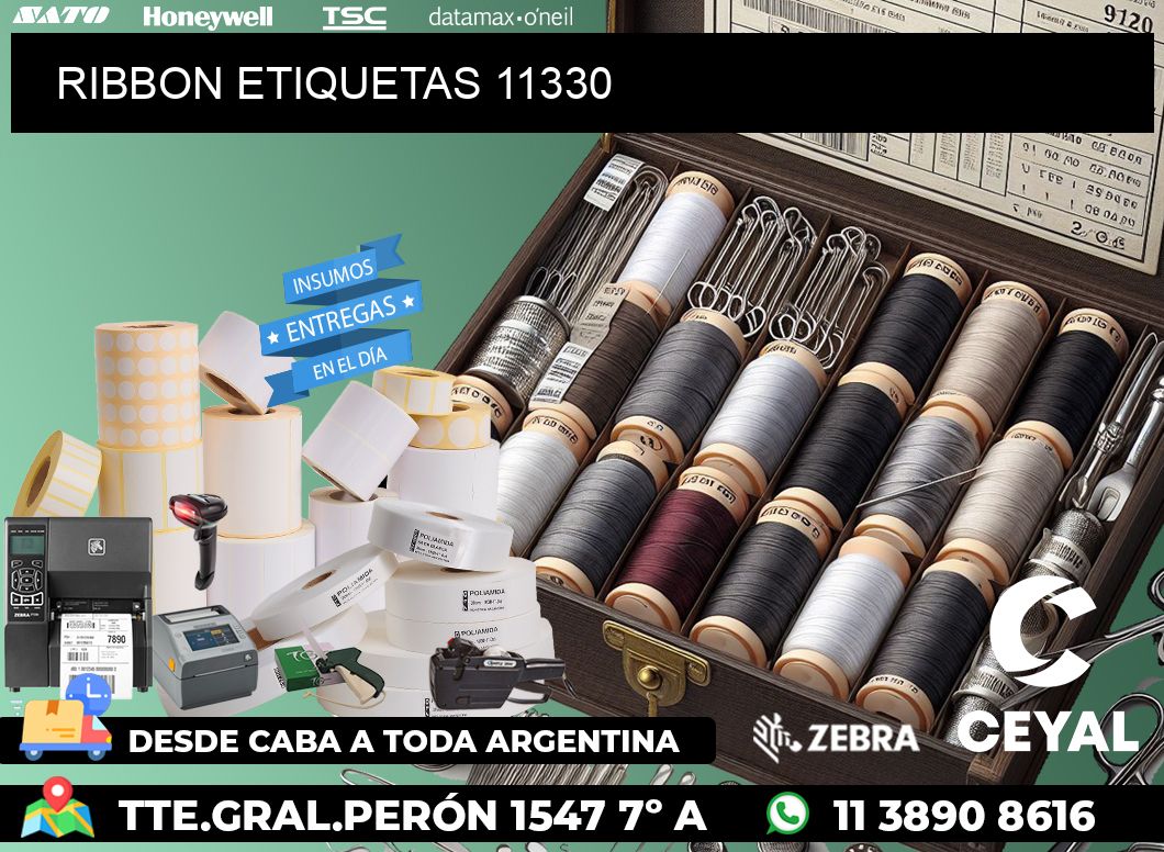 RIBBON ETIQUETAS 11330