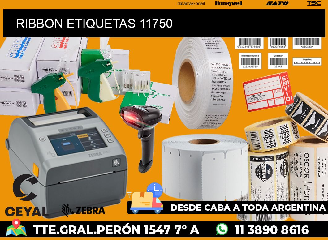 RIBBON ETIQUETAS 11750