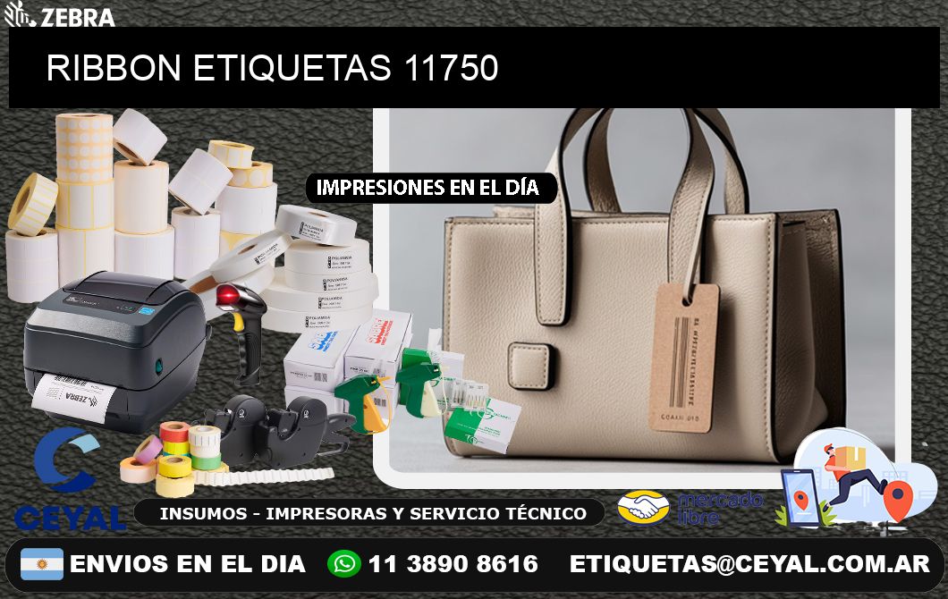 RIBBON ETIQUETAS 11750