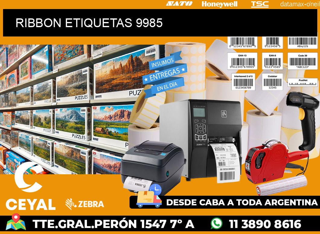 RIBBON ETIQUETAS 9985