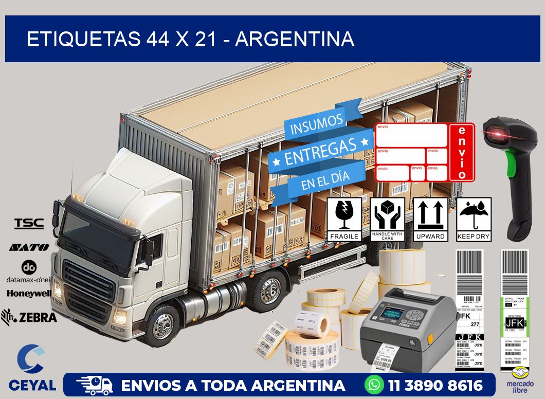 ETIQUETAS 44 x 21 - ARGENTINA