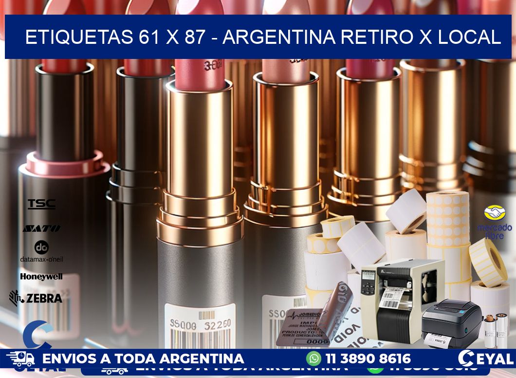 ETIQUETAS 61 x 87 – ARGENTINA RETIRO X LOCAL