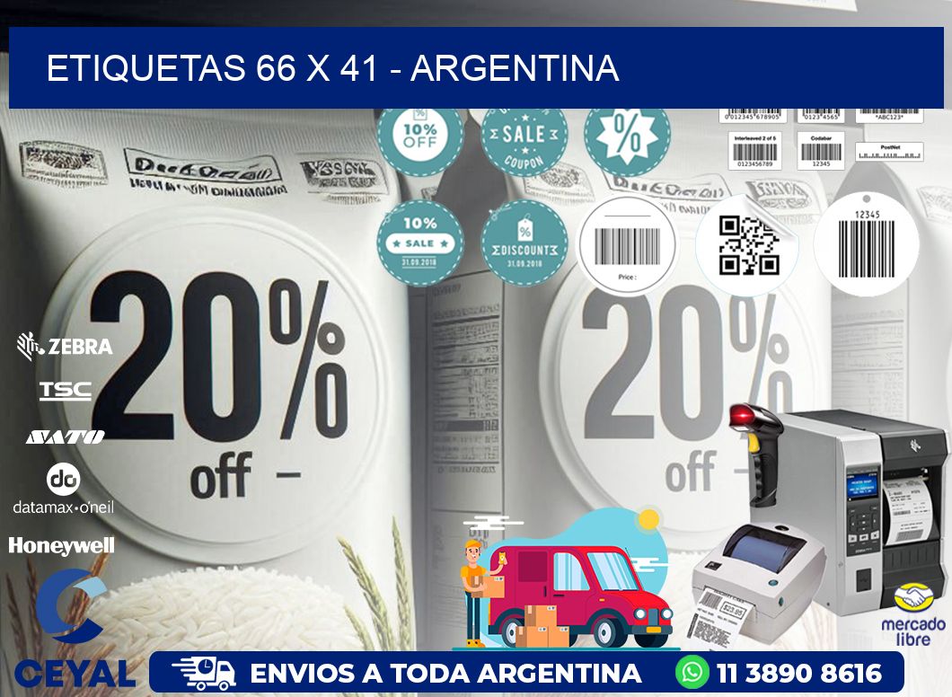 ETIQUETAS 66 x 41 - ARGENTINA