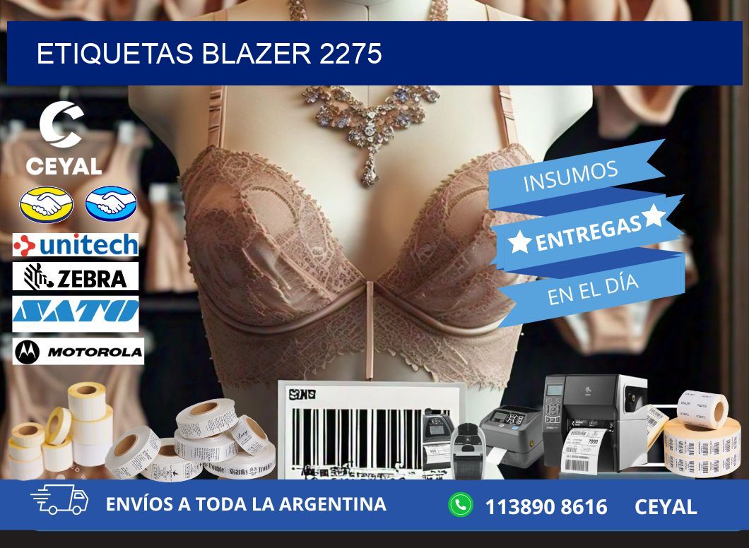 ETIQUETAS BLAZER 2275