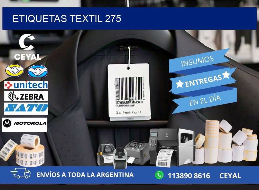 ETIQUETAS TEXTIL 275