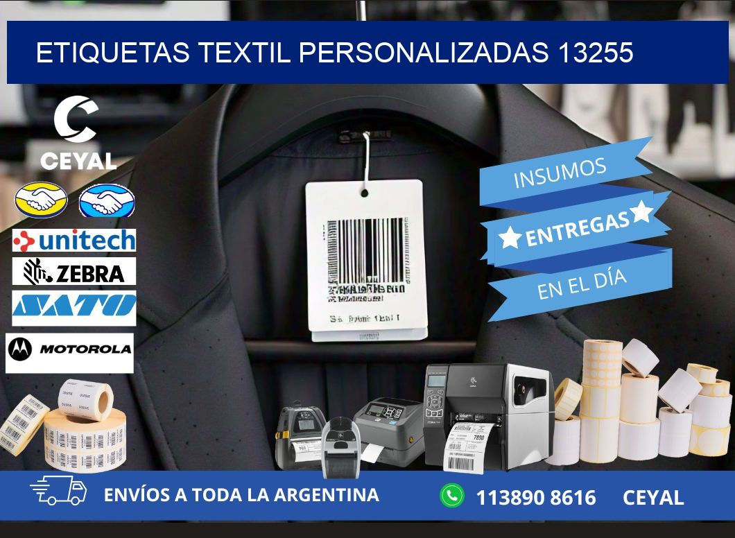 ETIQUETAS TEXTIL PERSONALIZADAS 13255