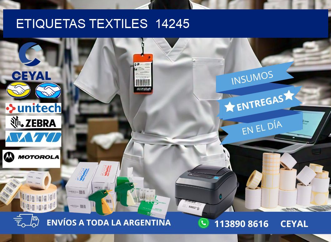 ETIQUETAS TEXTILES  14245