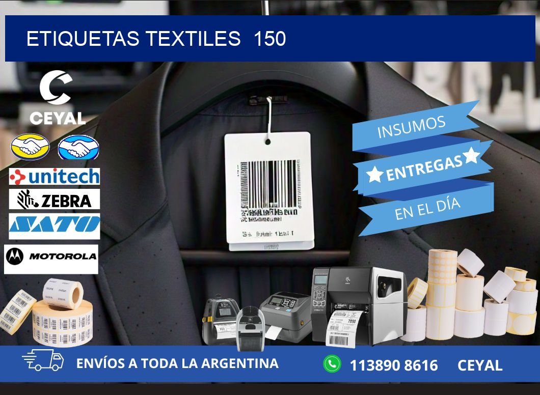 ETIQUETAS TEXTILES  150