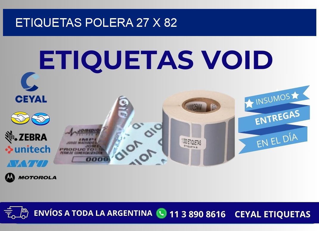 ETIQUETAS POLERA 27 x 82
