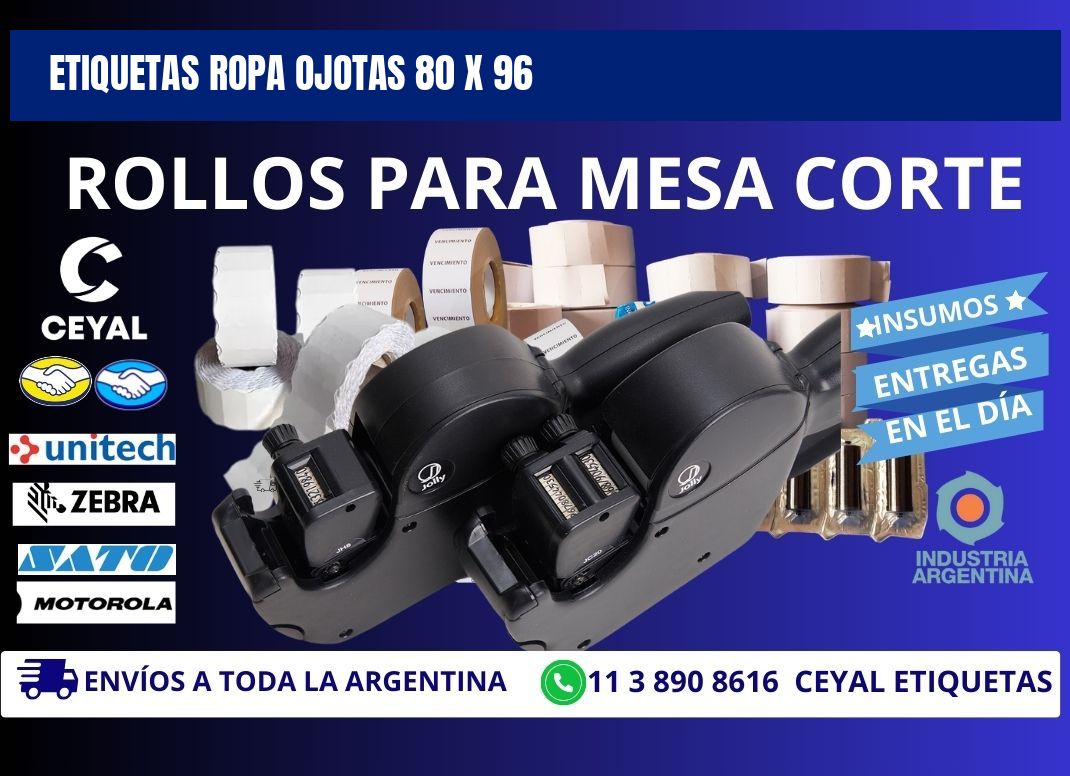 ETIQUETAS ROPA OJOTAS 80 x 96