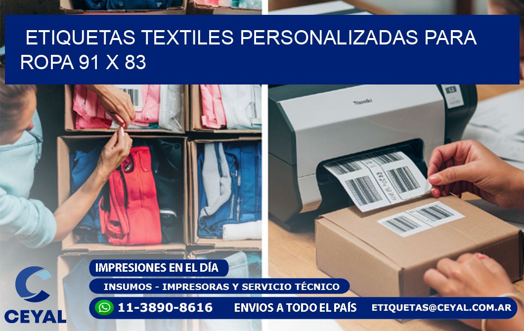 ETIQUETAS TEXTILES PERSONALIZADAS PARA ROPA 91 x 83