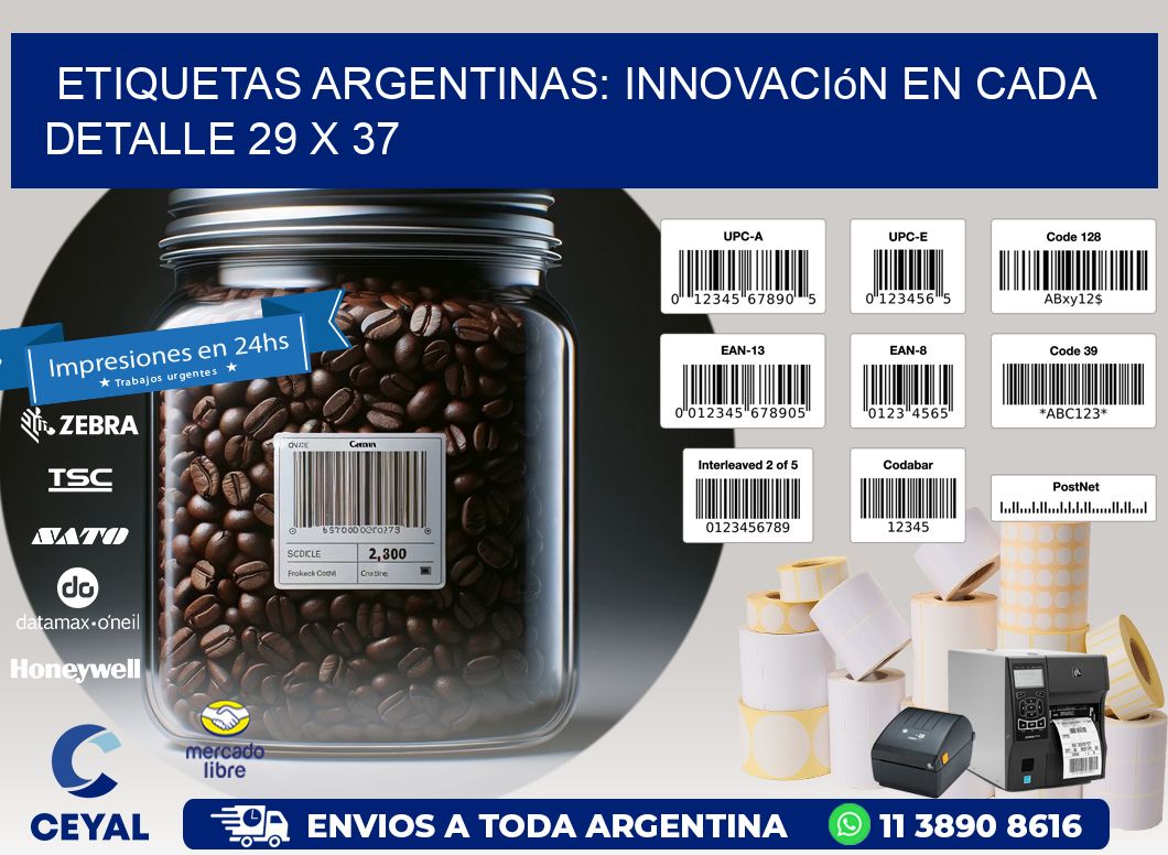 Etiquetas Argentinas: Innovación en Cada Detalle 29 x 37