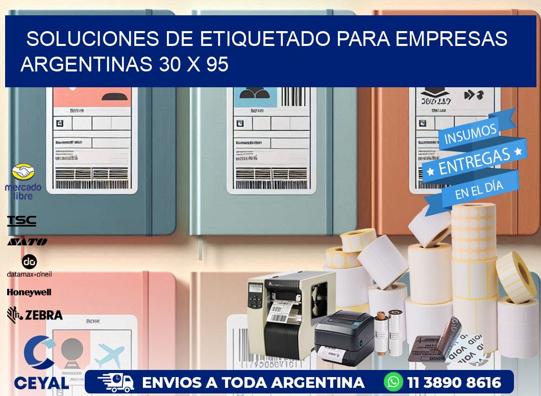 Soluciones de Etiquetado para Empresas Argentinas 30 x 95