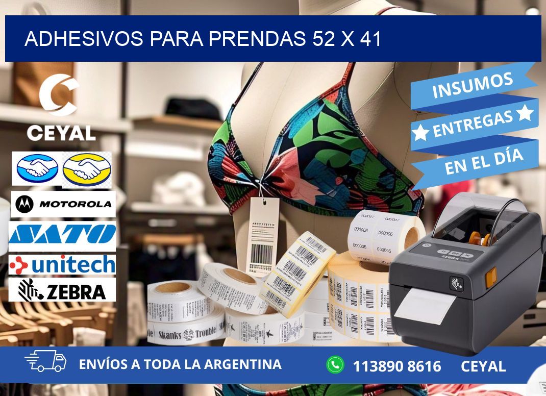 ADHESIVOS PARA PRENDAS 52 x 41